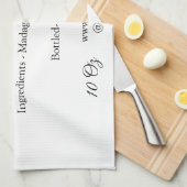 Linge De Cuisine Extrait de vanille fait maison ajouter les ingrédi (Quart Plié)