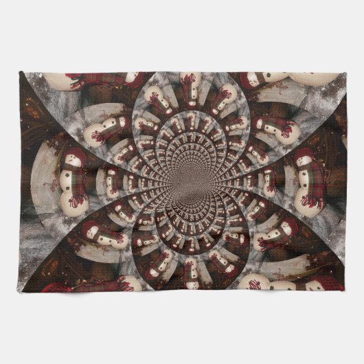 Linge De Cuisine Extraordinaire Snowman (Horizontal)