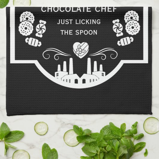 Linge De Cuisine Fabricant de chocolatier (Plié)