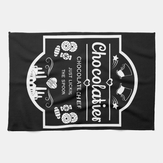 Linge De Cuisine Fabricant de chocolatier (Horizontal)
