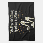 LINGE DE CUISINE FABULEUX 50E ARGENT CHAUSSÉE REINE (Vertical)