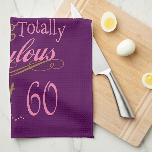 Linge De Cuisine Fabuleux 60e anniversaire (Quart Plié)