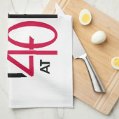 Linge De Cuisine Fabuleux à 40 rouges (Quart Plié)