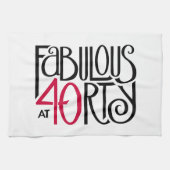 Linge De Cuisine Fabuleux à 40 rouges (Horizontal)