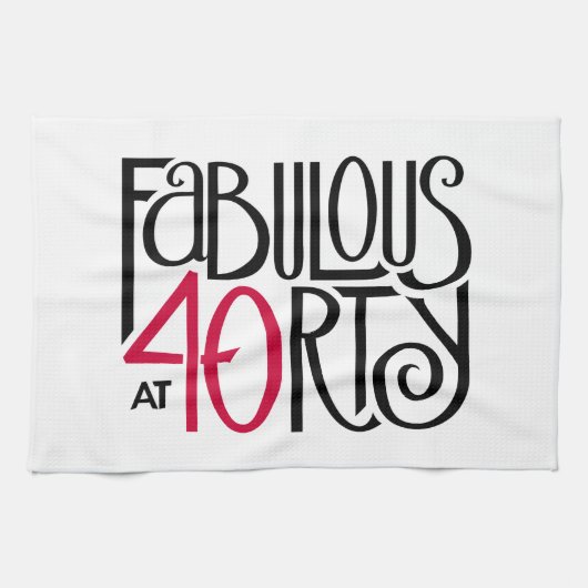 Linge De Cuisine Fabuleux à 40 rouges (Horizontal)