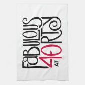 Linge De Cuisine Fabuleux à 40 rouges (Vertical)