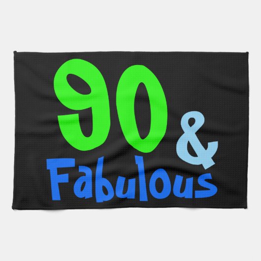 Linge De Cuisine Fabuleux anniversaire tropical (Horizontal)