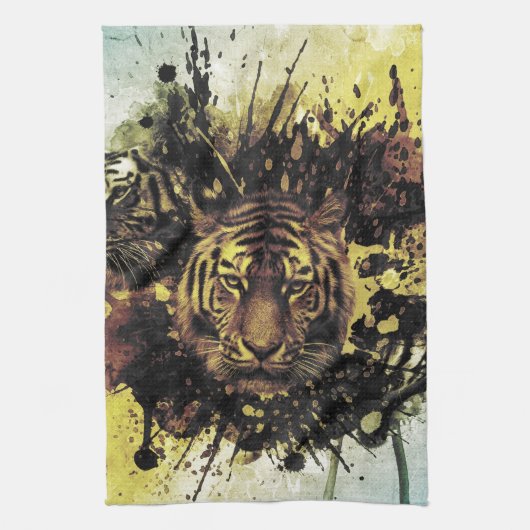 Linge De Cuisine face de lion (Vertical)