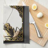 Linge De Cuisine Face du papillon - Monarque de fermeture (Quart Plié)