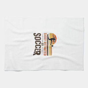 Linge De Cuisine Facilement Distrait Par Le Football Design De T-Sh