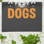 Linge De Cuisine Facilement Distrait Par Les Chiens (Plié)