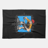 Linge De Cuisine Faire du vélo agressif (Horizontal)