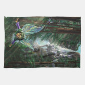 Linge De Cuisine Fairy and Castles Imaginaire Art (Horizontal)