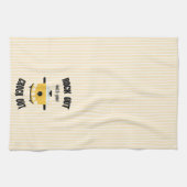 Linge De Cuisine Fais du rock avec ton jaune décontracté (Horizontal)