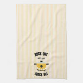 Linge De Cuisine Fais du rock avec ton jaune décontracté (Vertical)