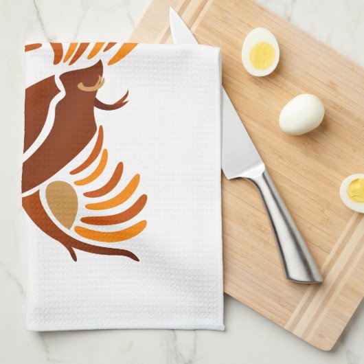 Linge De Cuisine Faisan (Quart Plié)