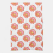 Linge De Cuisine Faisée de gerbera orange (Vertical)