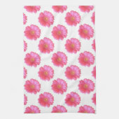 Linge De Cuisine Faisée de gerbera rose (Vertical)