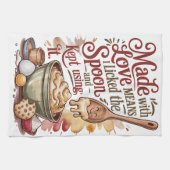 Linge De Cuisine Fait Avec Amour (Horizontal)