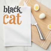 Linge De Cuisine Faites comme si j'étais un chat noir conception de (Quart Plié)