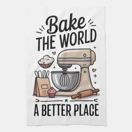Linge De Cuisine Faites cuire le monde (Vertical)