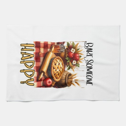 Linge De Cuisine Faites-En Un Heureux ! (Horizontal)