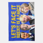 Linge De Cuisine FAITES- FACELUI, BREXIT EST message de Brexit (Vertical)