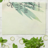 Linge De Cuisine Faites tout avec amour Bible Verse (Plié)