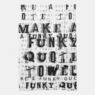 Linge De Cuisine Faites votre propre blanc génial personnalisé de