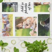 Linge De Cuisine Faites votre propre collage photo et texte (Plié)