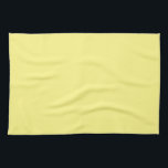 Linge De Cuisine Faites votre propre couleur vive jaune clair<br><div class="desc">Personnalisé Faites Votre Propre Téléchargement Ajouter Votre Monogramme Photo Initiale ou Logo Nom du texte Élégant Moderne Cuisine & Dîner / Table & Linge De Cuisine/ Modèle Vierge Tendance Jaune Solide Serviette de cuisine.</div>