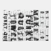 Linge De Cuisine Faites votre propre devis Funky Personnalisé | Bla (Horizontal)