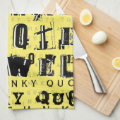 Linge De Cuisine Faites votre propre devis Funky Personnalisé | jau (Quart Plié)