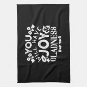 Linge De Cuisine Faith and Happiness – Joy and Gladness Quotes (Vertical)