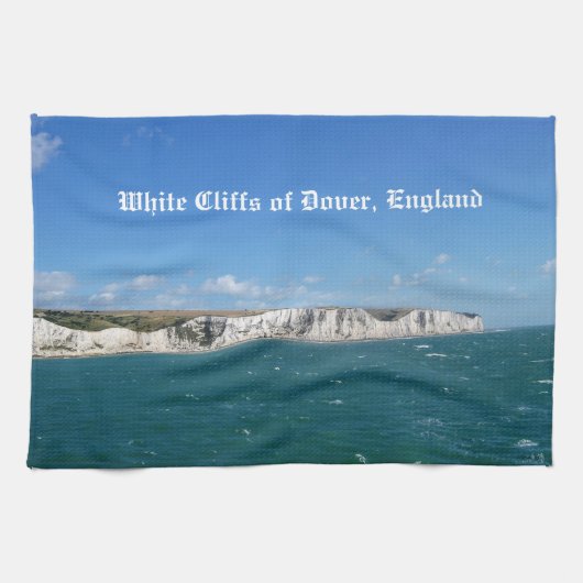 Linge De Cuisine Falaises blanches de Dover, Angleterre (Horizontal)