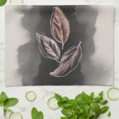 Linge De Cuisine Fall Atumn Leaves Mid century Modern (Plié)