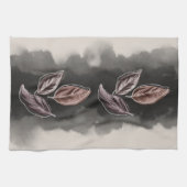 Linge De Cuisine Fall Atumn Leaves Mid century Modern (Horizontal)