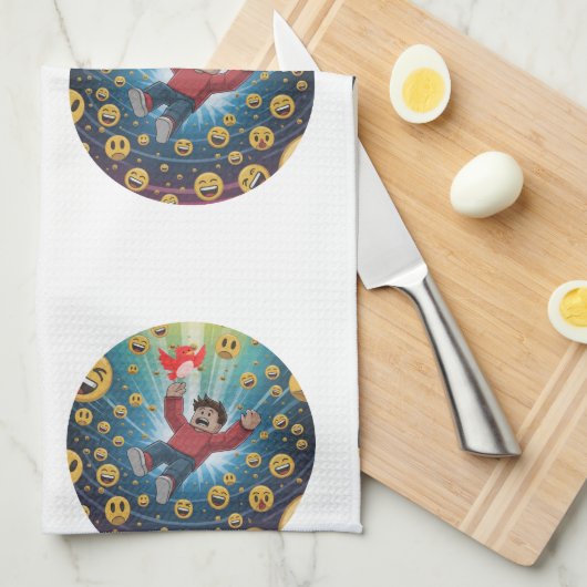 Linge De Cuisine Fall in bubble  (Quart Plié)