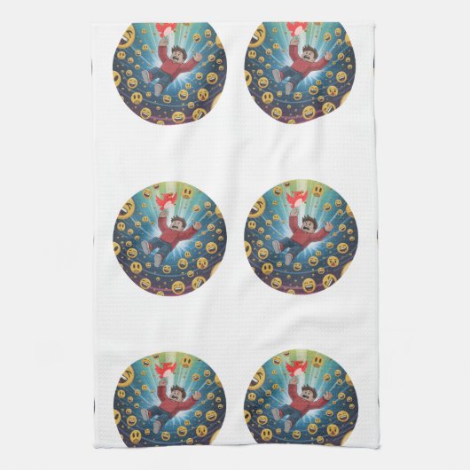 Linge De Cuisine Fall in bubble (Vertical)