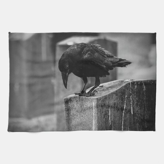 Linge De Cuisine Falln Cemetery Crow (Horizontal)