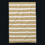 Linge De Cuisine Fallow Neutral Stripes<br><div class="desc">Motifs à bandes horizontales dans une palette de couleurs chaudes et neutres.</div>