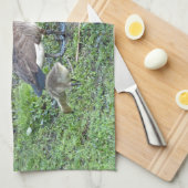 Linge De Cuisine Famille canadienne d'oies (Quart Plié)