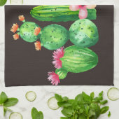 Linge De Cuisine Famille De Cactus (Plié)