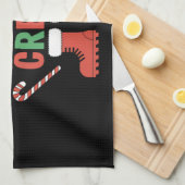 Linge De Cuisine Famille de jumelage Noël Crew Xmas Tree (Quart Plié)