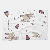 Linge De Cuisine Famille de Noël Russe Boho (Horizontal)