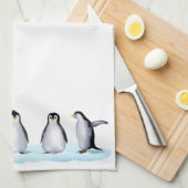 Linge De Cuisine Famille Penguin (Quart Plié)