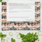 Linge De Cuisine Famille Recette Hirloom Mountain Range (Plié)