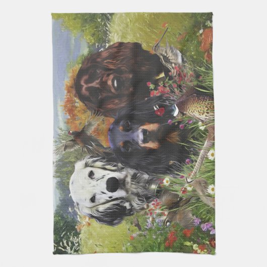 Linge De Cuisine Famille Setters (Vertical)