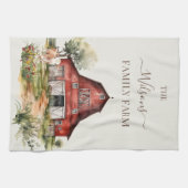 Linge De Cuisine Family Farm Rustic Barn Cute Country Farm  (Horizontal)