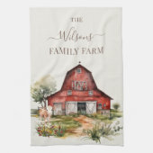 Linge De Cuisine Family Farm Rustic Barn Cute Country Farm  (Vertical)